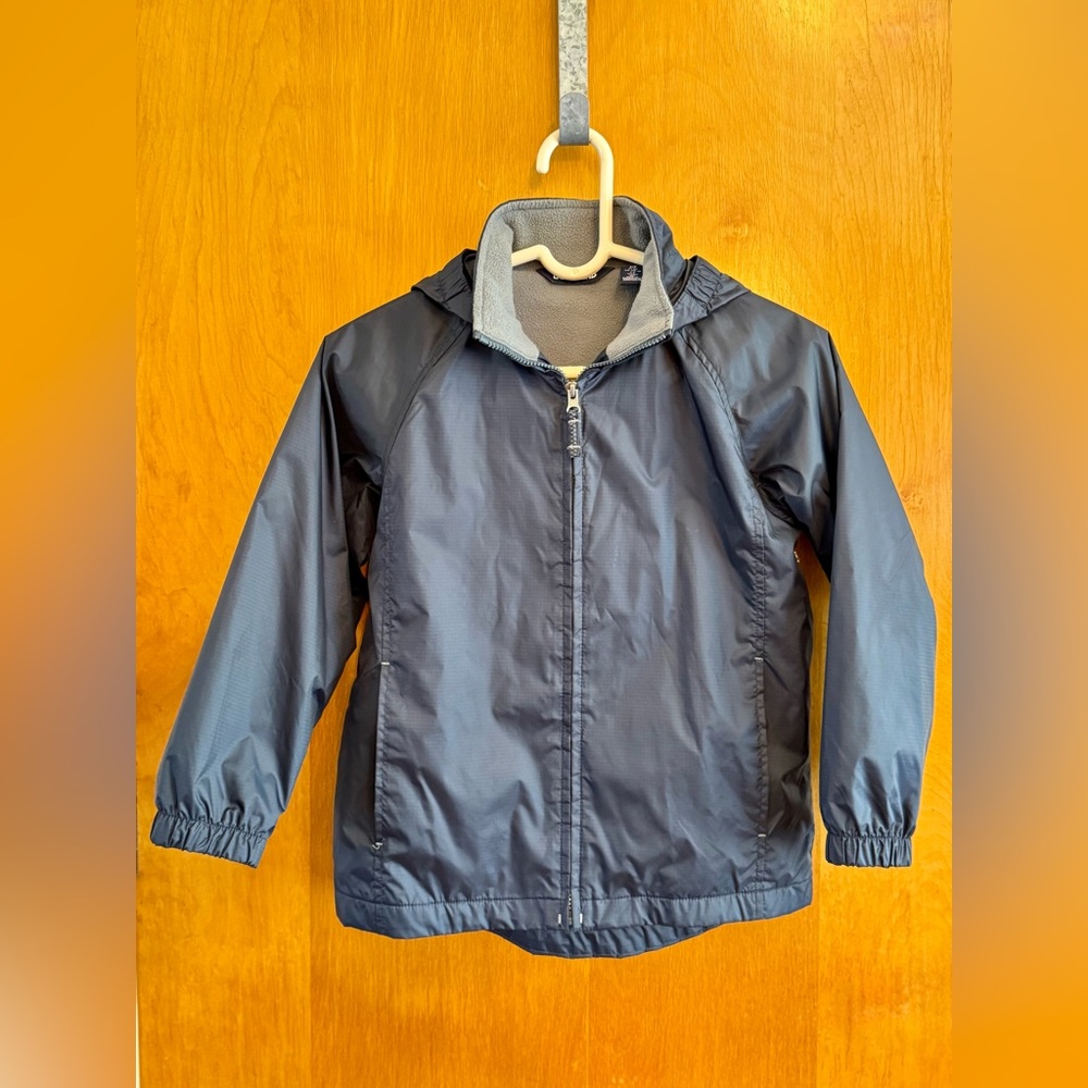Lands’ End Boys School Uniform Rain Jacket